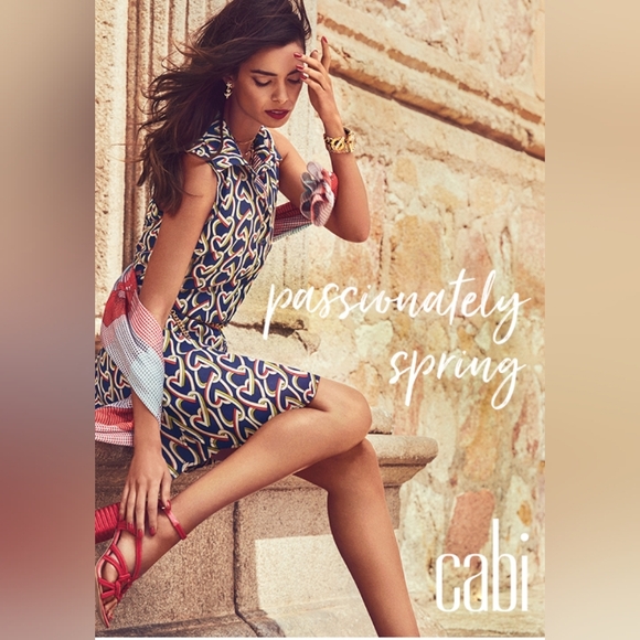 CAbi Dresses & Skirts - CAbi Amour Dress OR Open Vest Sz Medium Hearts Excellent condition